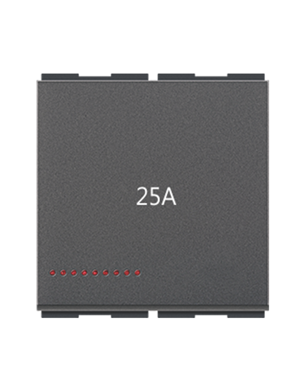 25 A 2 module one way modular switch with led indicator